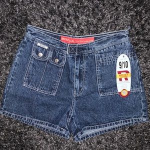 VTG Revolt Retro High Rise Denim Shorts